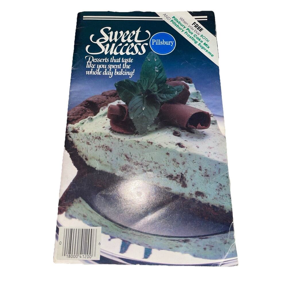 VTG 1980 SWEET SUCCESS Pillsbury Desserts Recipes Cookbook Advertising Booklet